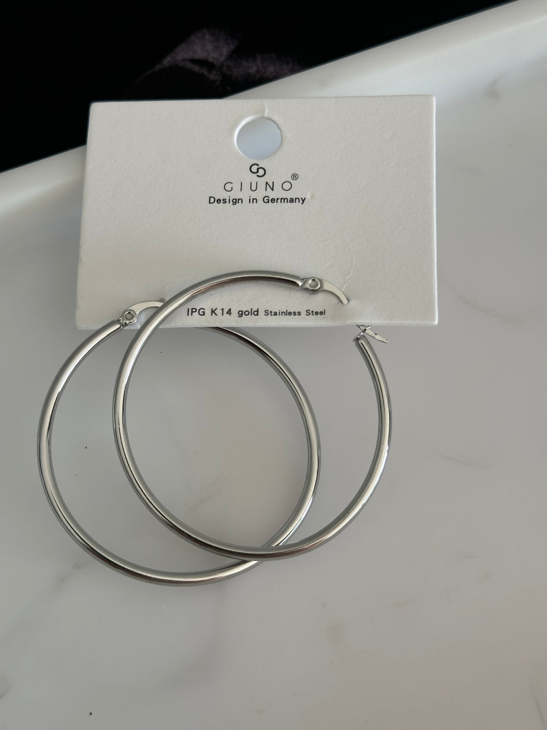 Ohrringe Creolen Silver
