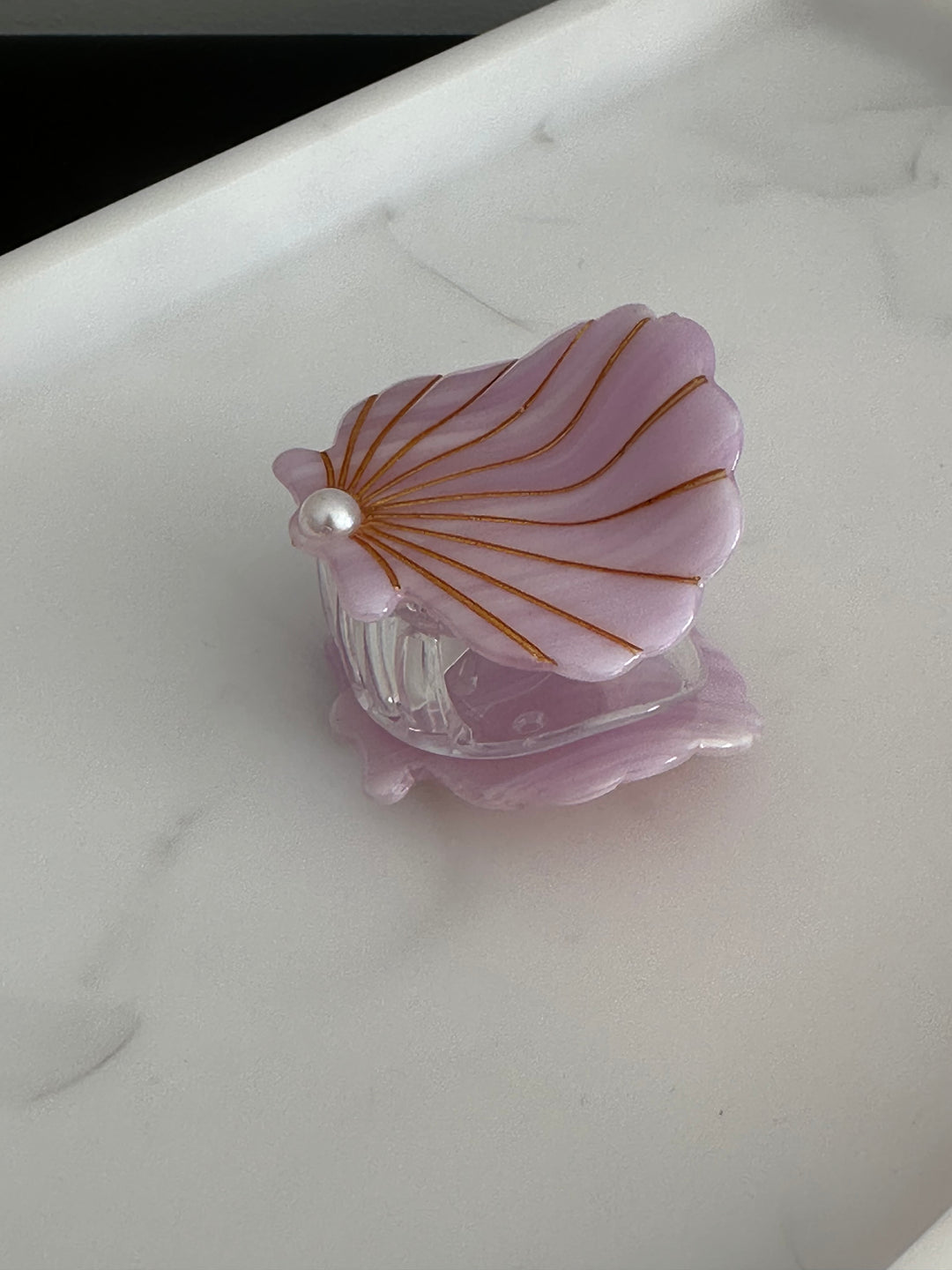 Haarklammer Shell