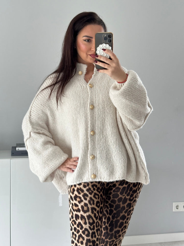 Oversize Strickjacke Tulin
