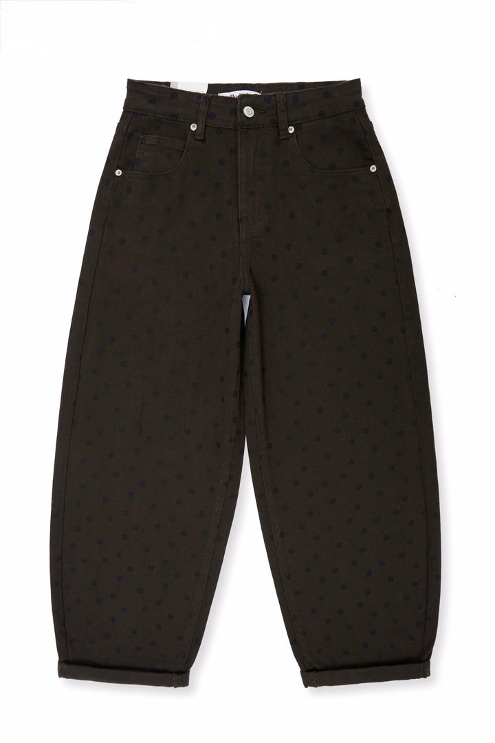 Barrel Jeans Polka Dot