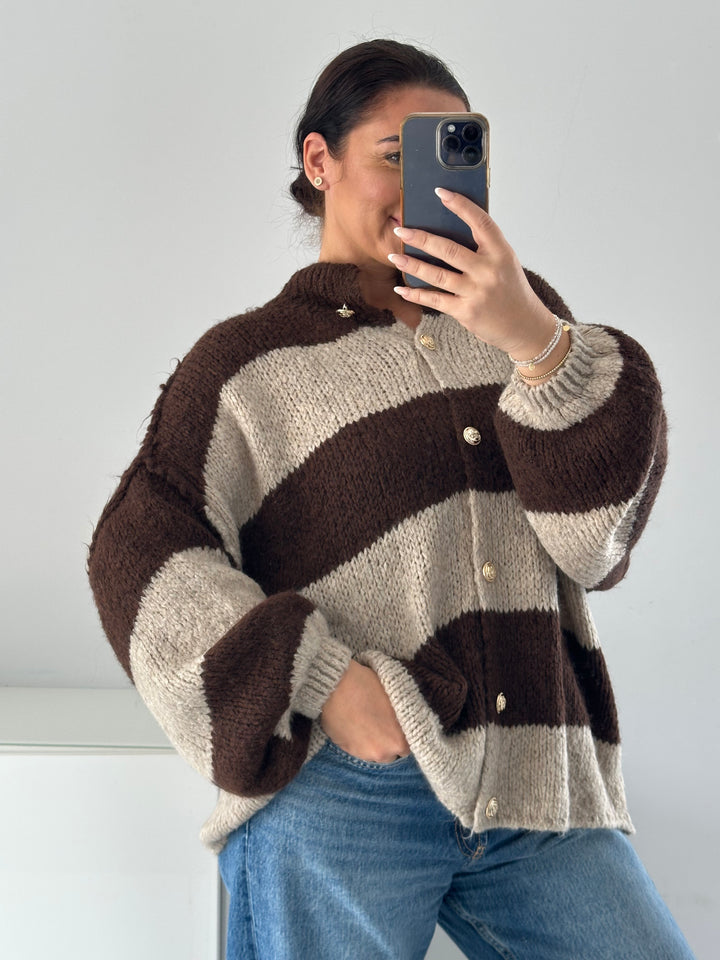 Oversize Strickjacke Turin