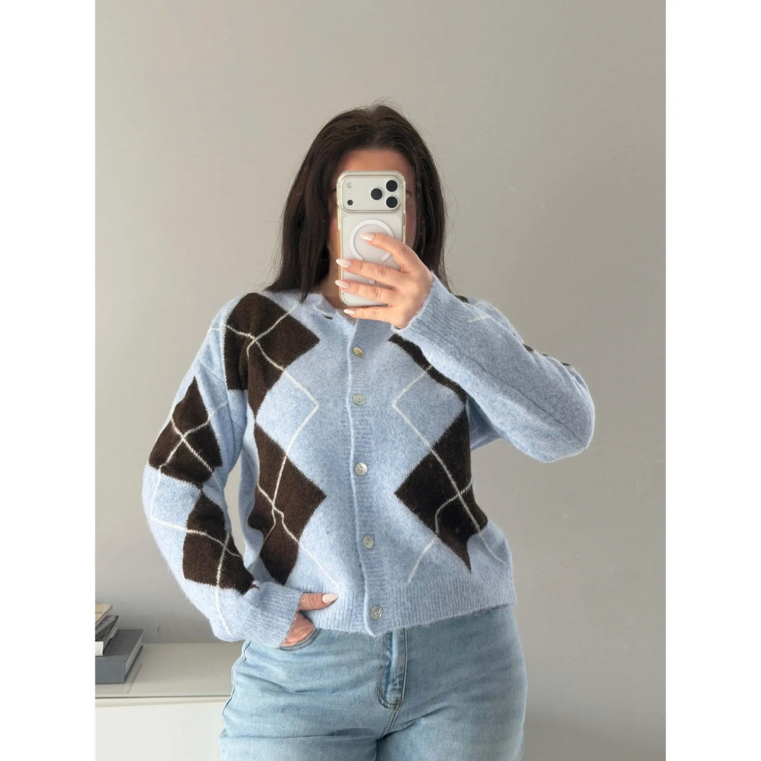 Cardigan Karo - www.lavibell.de