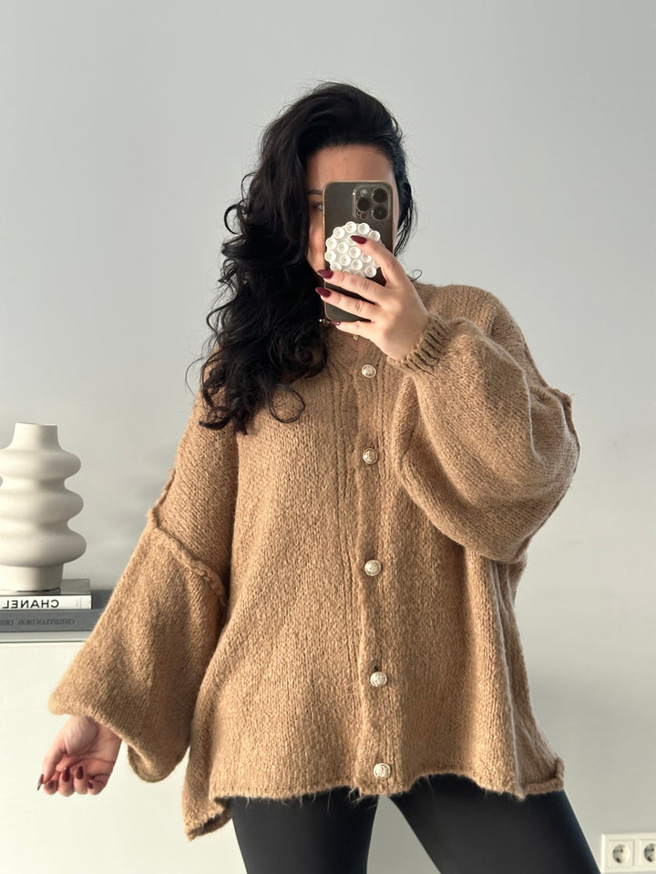 Oversize Strickjacke Tulin