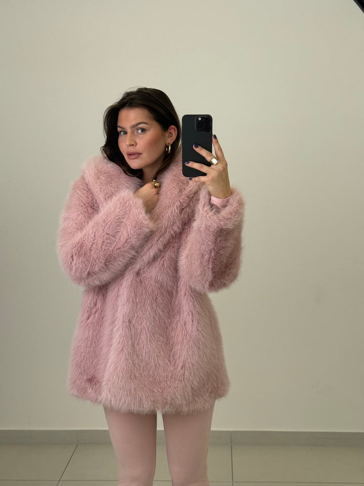 Faux fur Mantel Celine