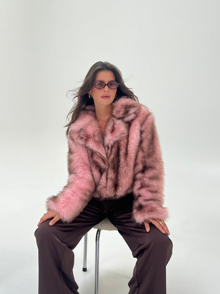Faux fur Jacke Lavibell