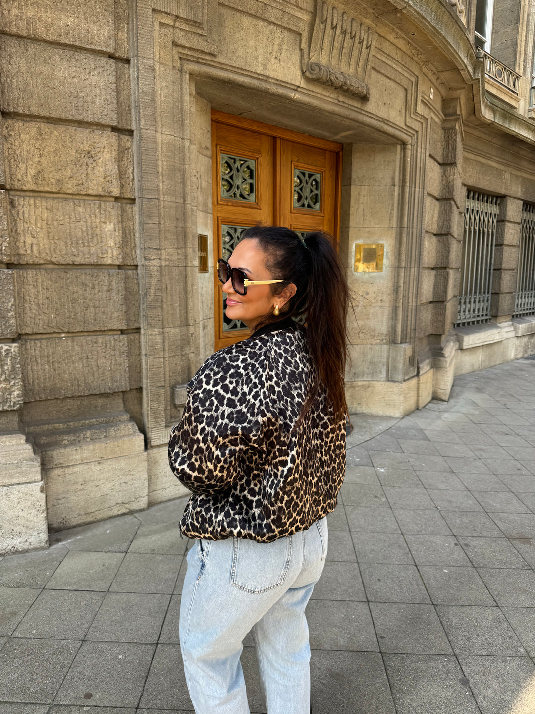 Satin Bomberjacke