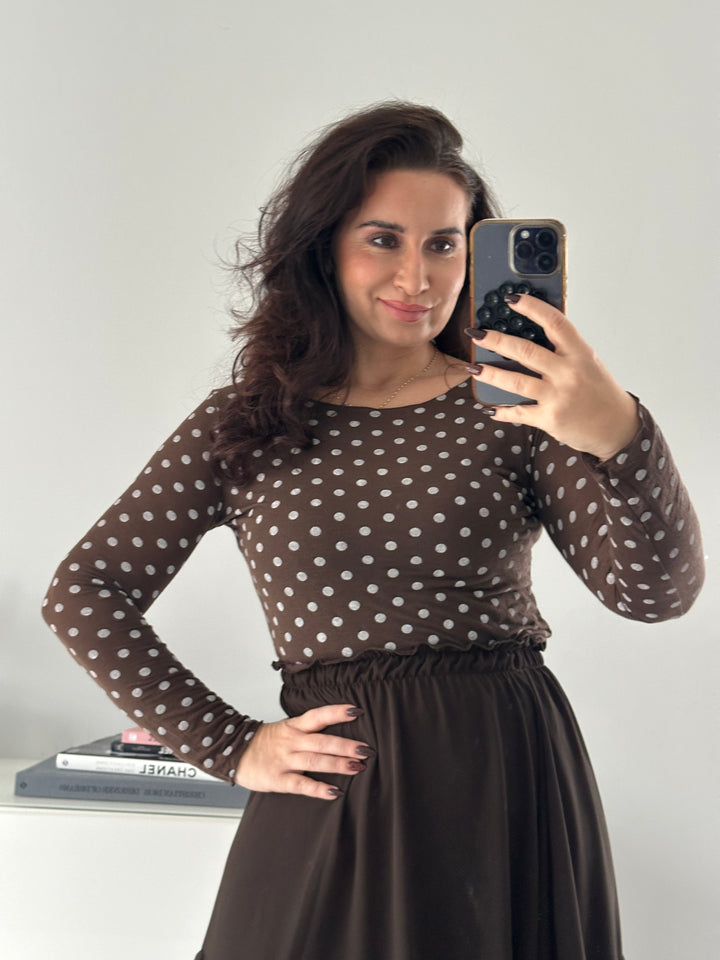 Cashmere Shirt Polka Dots