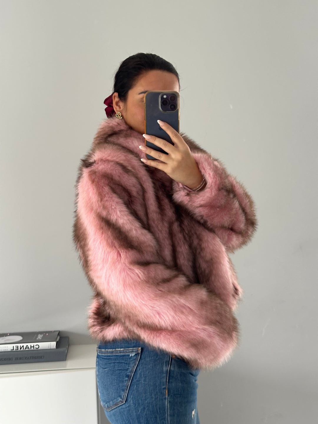 Faux fur Jacke Lavibell