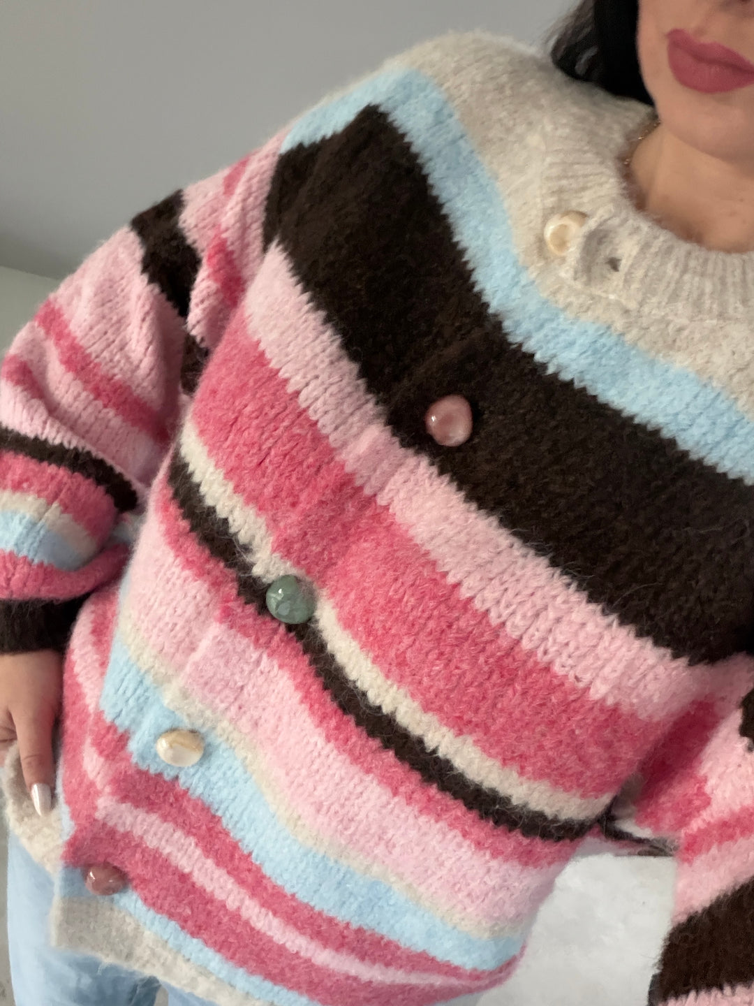 Cardigan Stripe Love