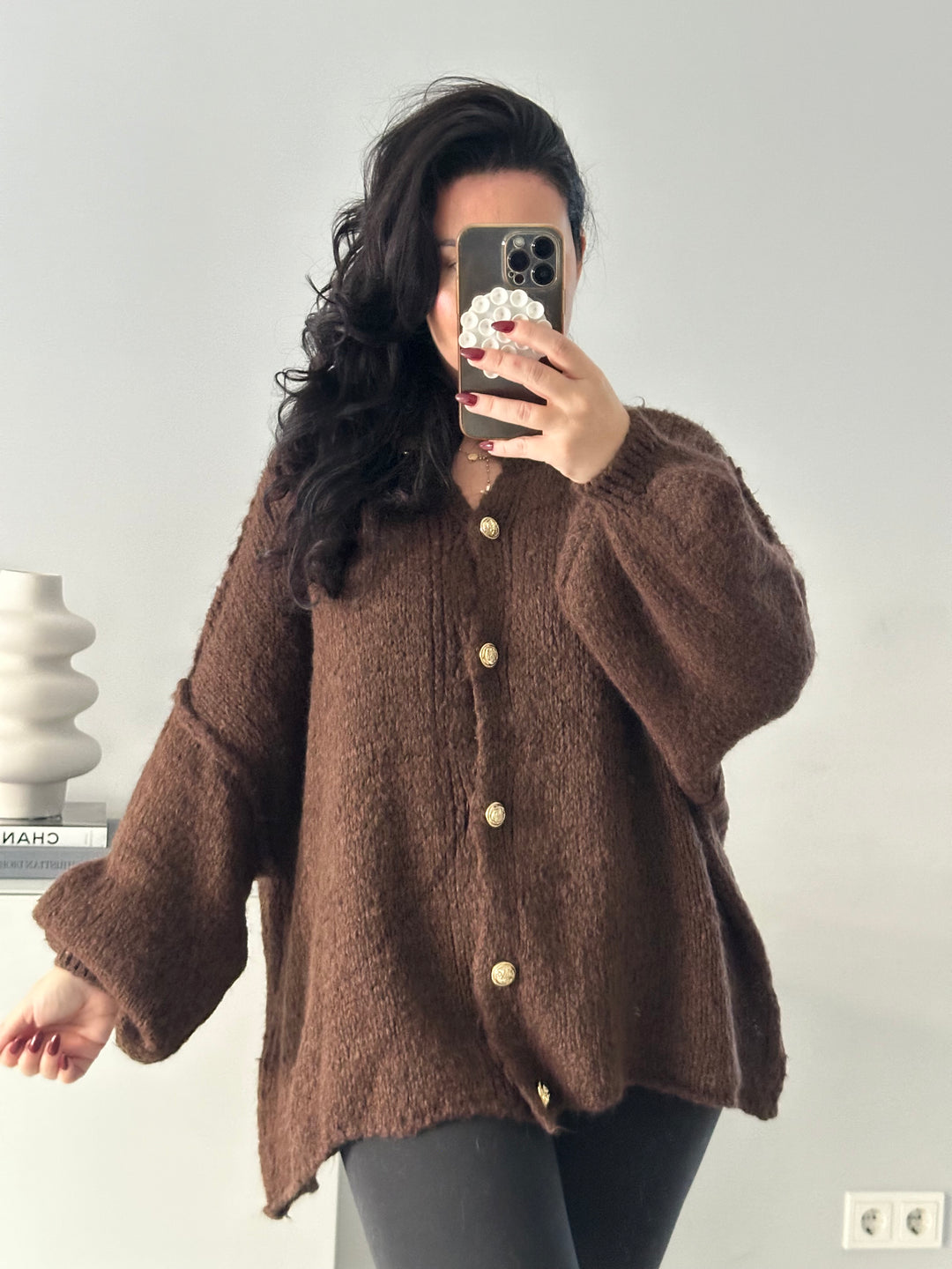 Oversize Strickjacke Tulin
