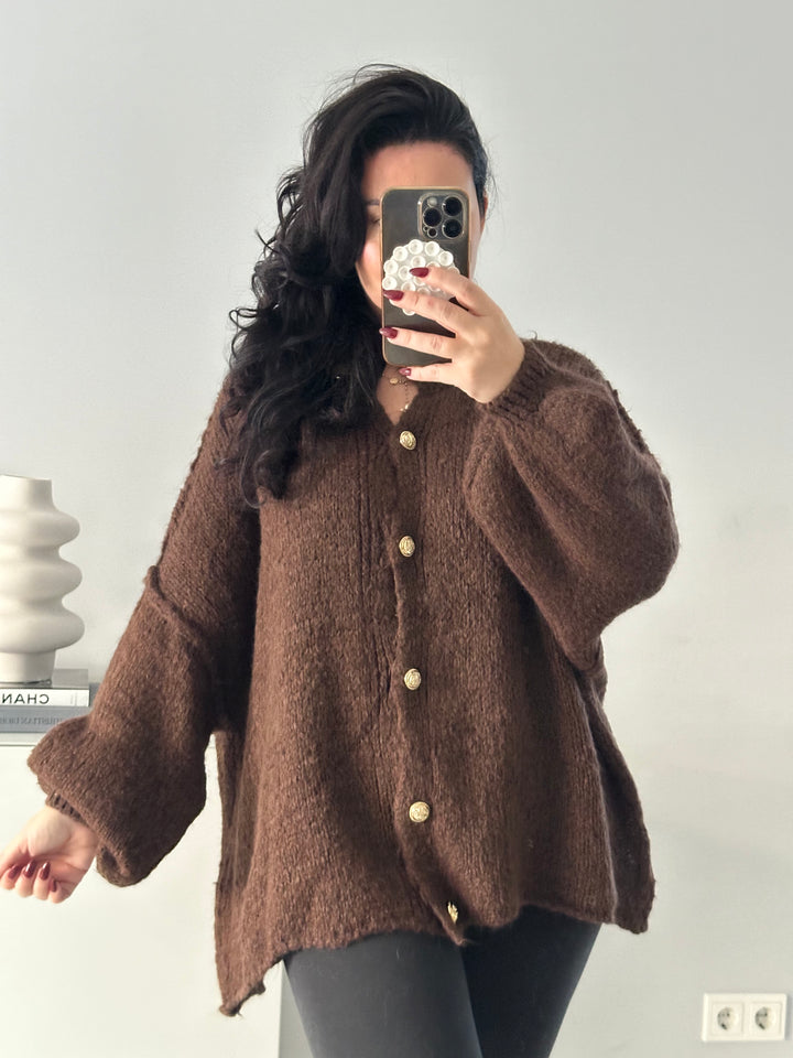 Oversize Strickjacke Tulin