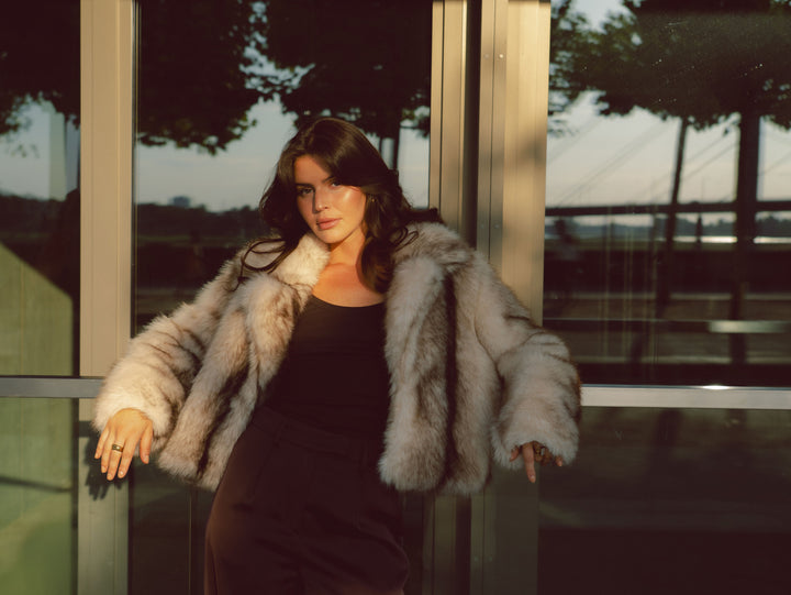 Faux fur Jacke Lavibell