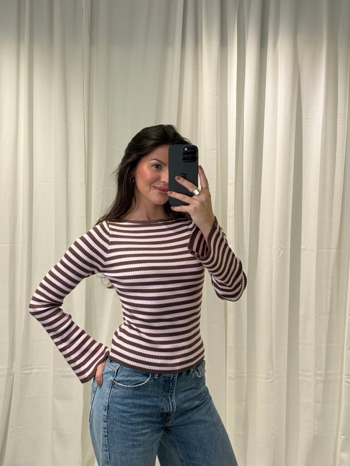 Langarmshirt Happy Stripe