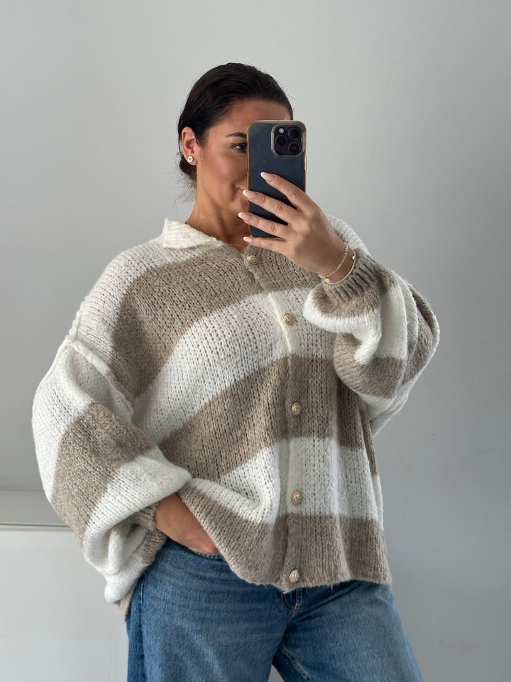 Oversize Strickjacke Turin