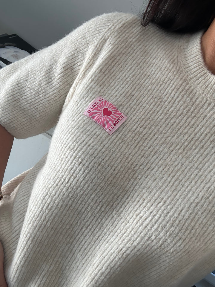 Kurzarm Pullover Soleil