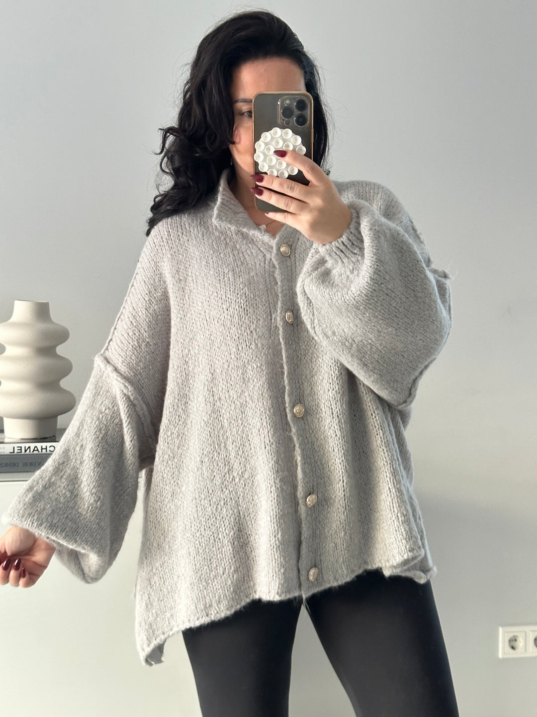 Oversize Strickjacke Tulin