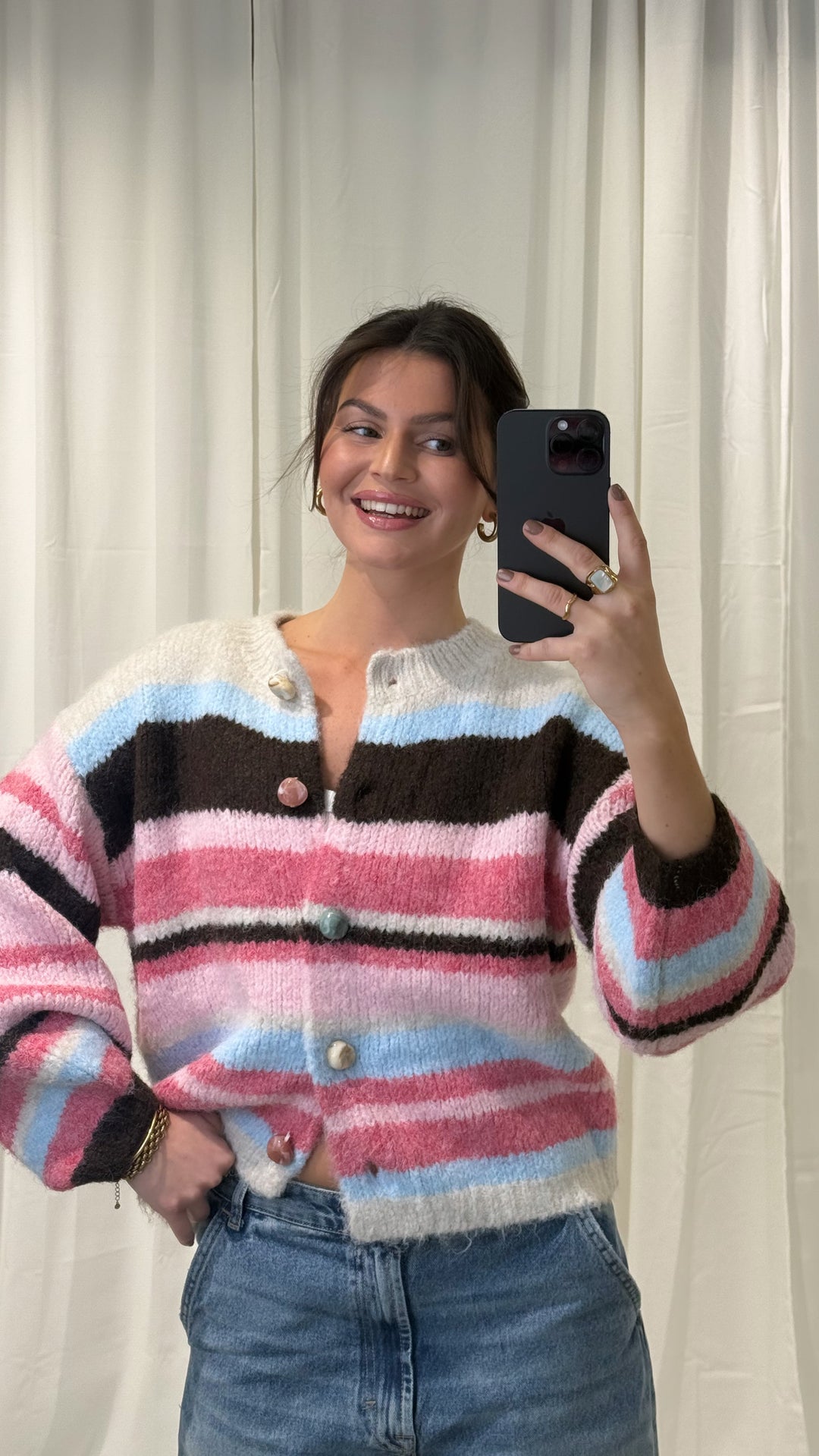 Cardigan Stripe Love