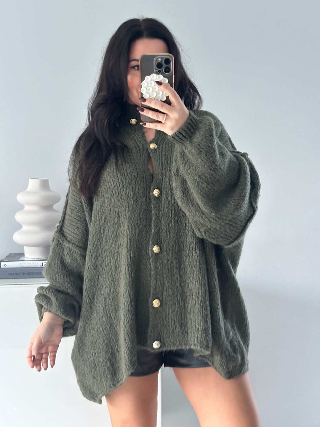Oversize Strickjacke Tulin