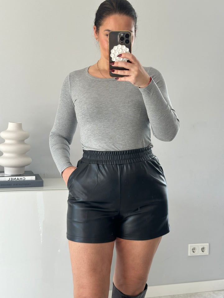 Ledershorts