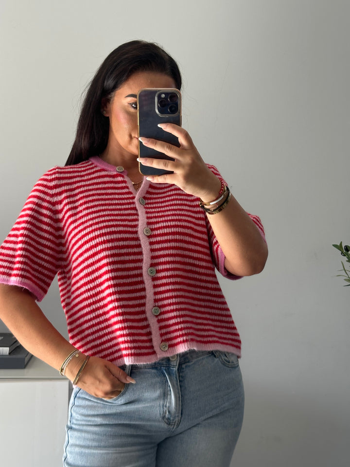 Kurzarm Cardigan Juna