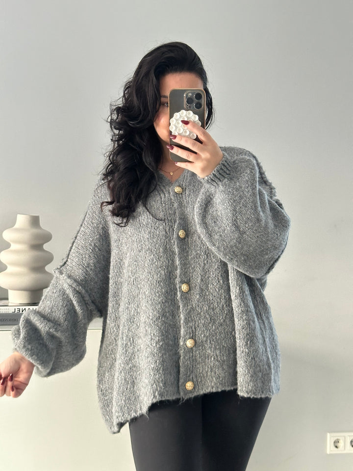 Oversize Strickjacke Tulin