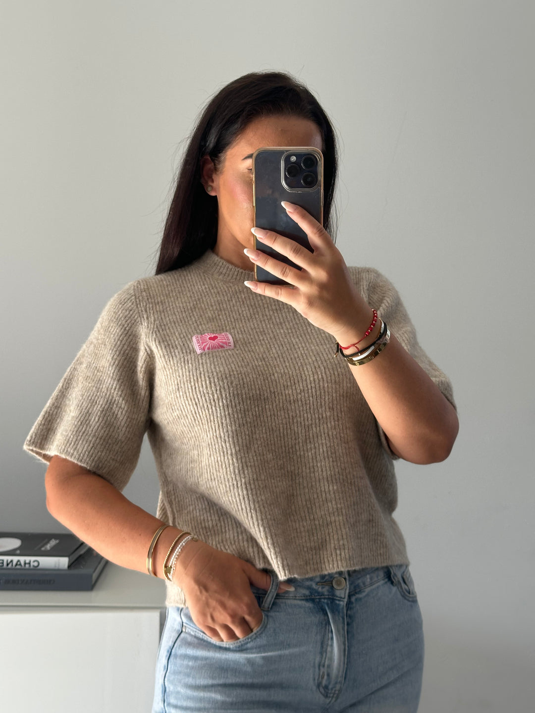 Kurzarm Pullover Soleil