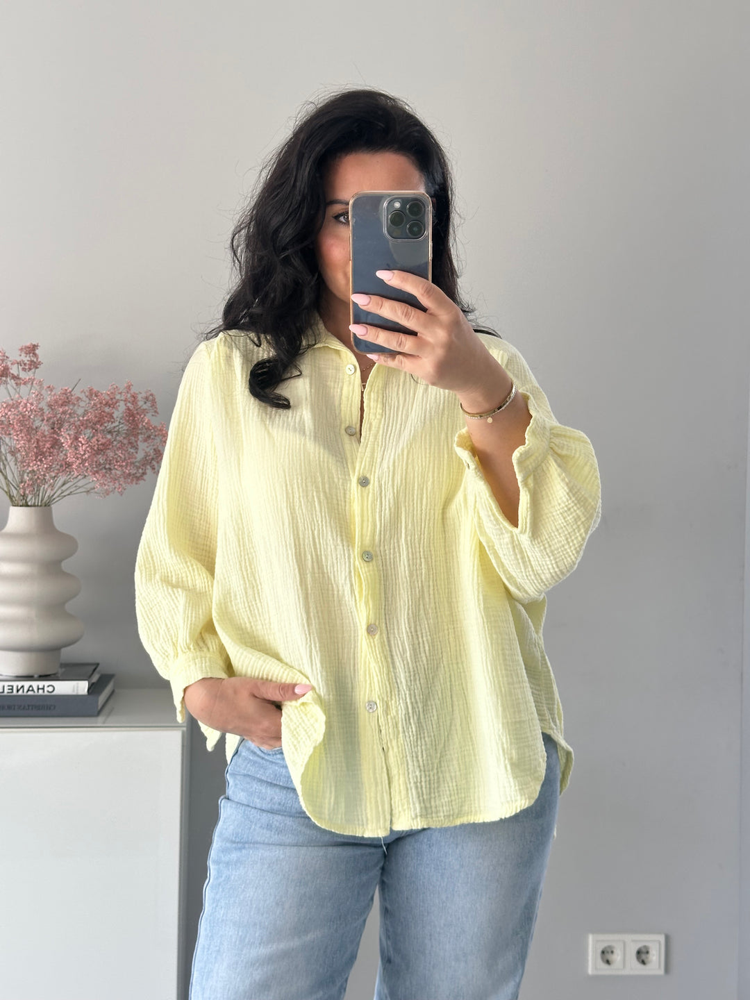 Musselinbluse Lavibell