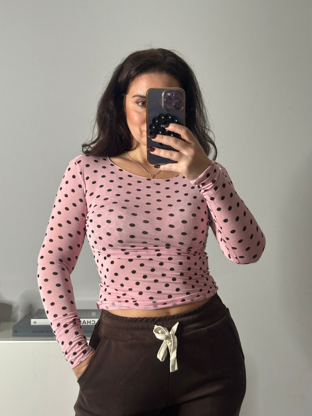 Cashmere Shirt Polka Dots
