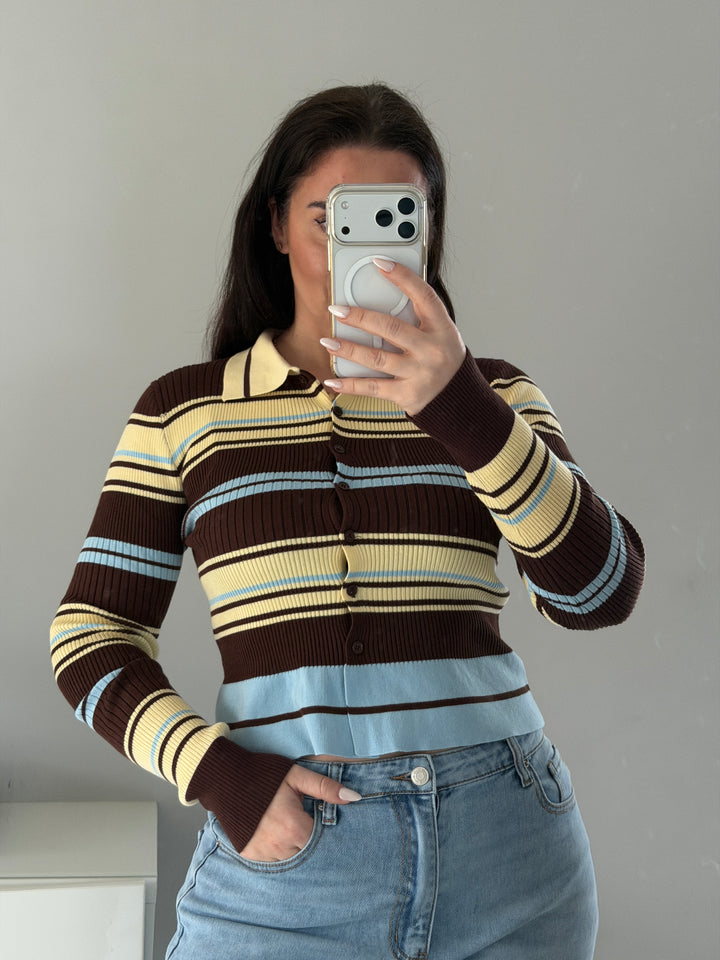 Langarmshirt Stripe Love
