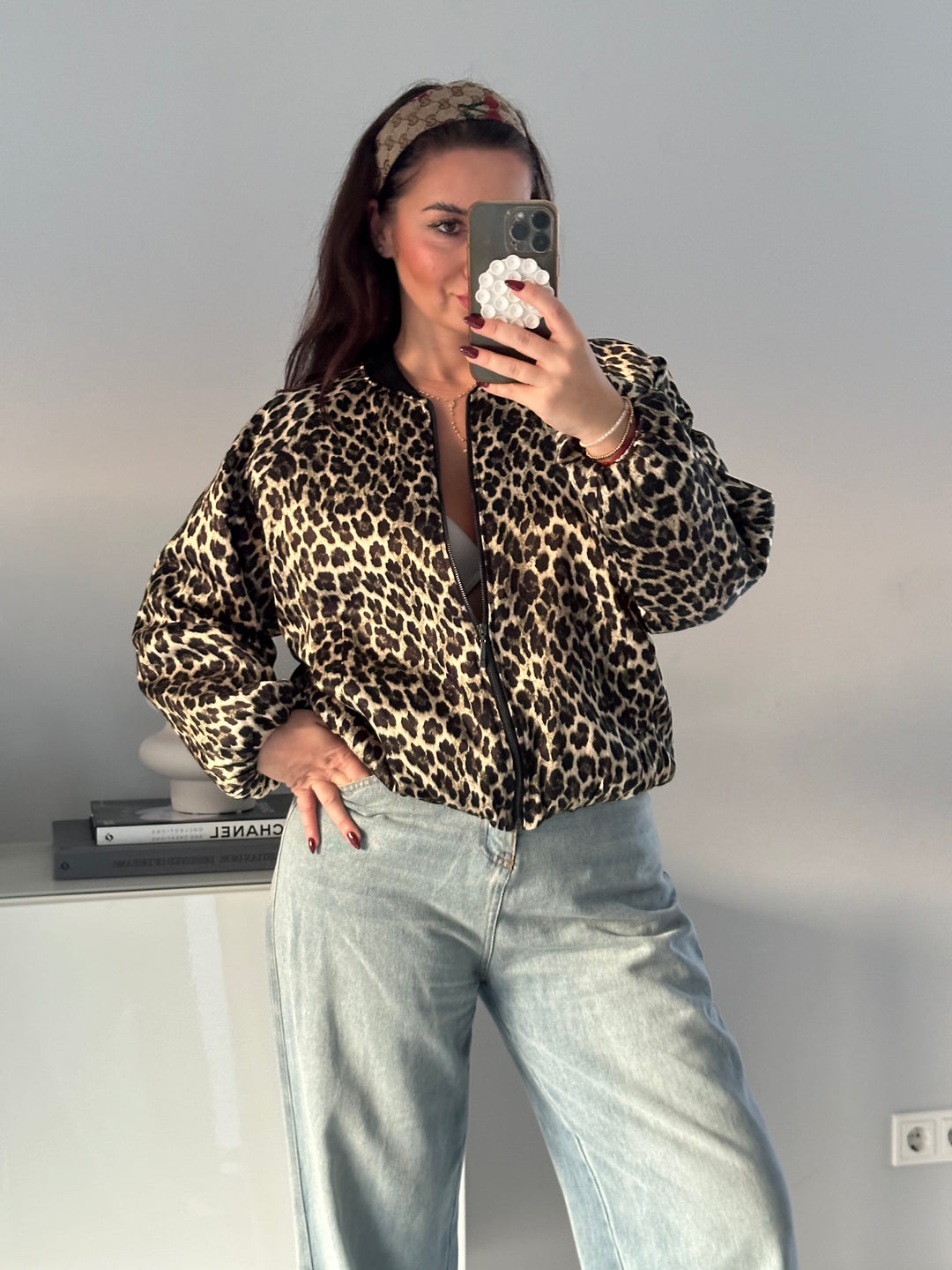 Satin Bomberjacke
