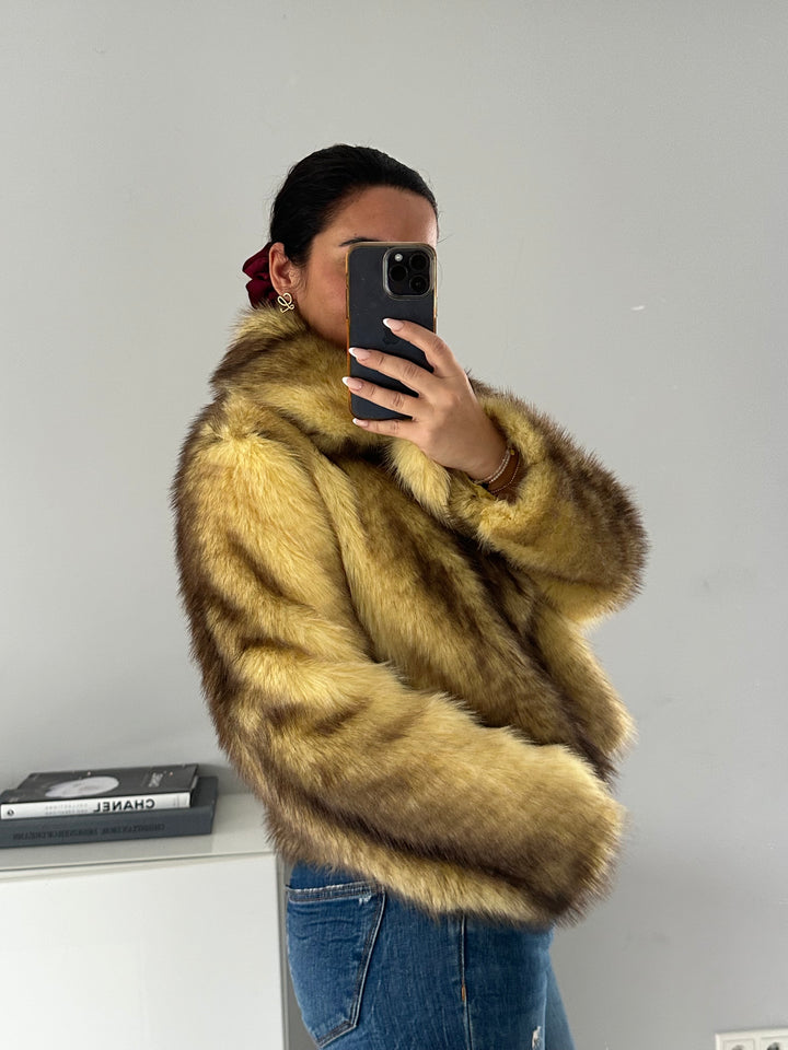 Faux fur Jacke Lavibell