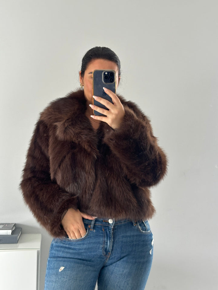 Faux fur Jacke Lavibell