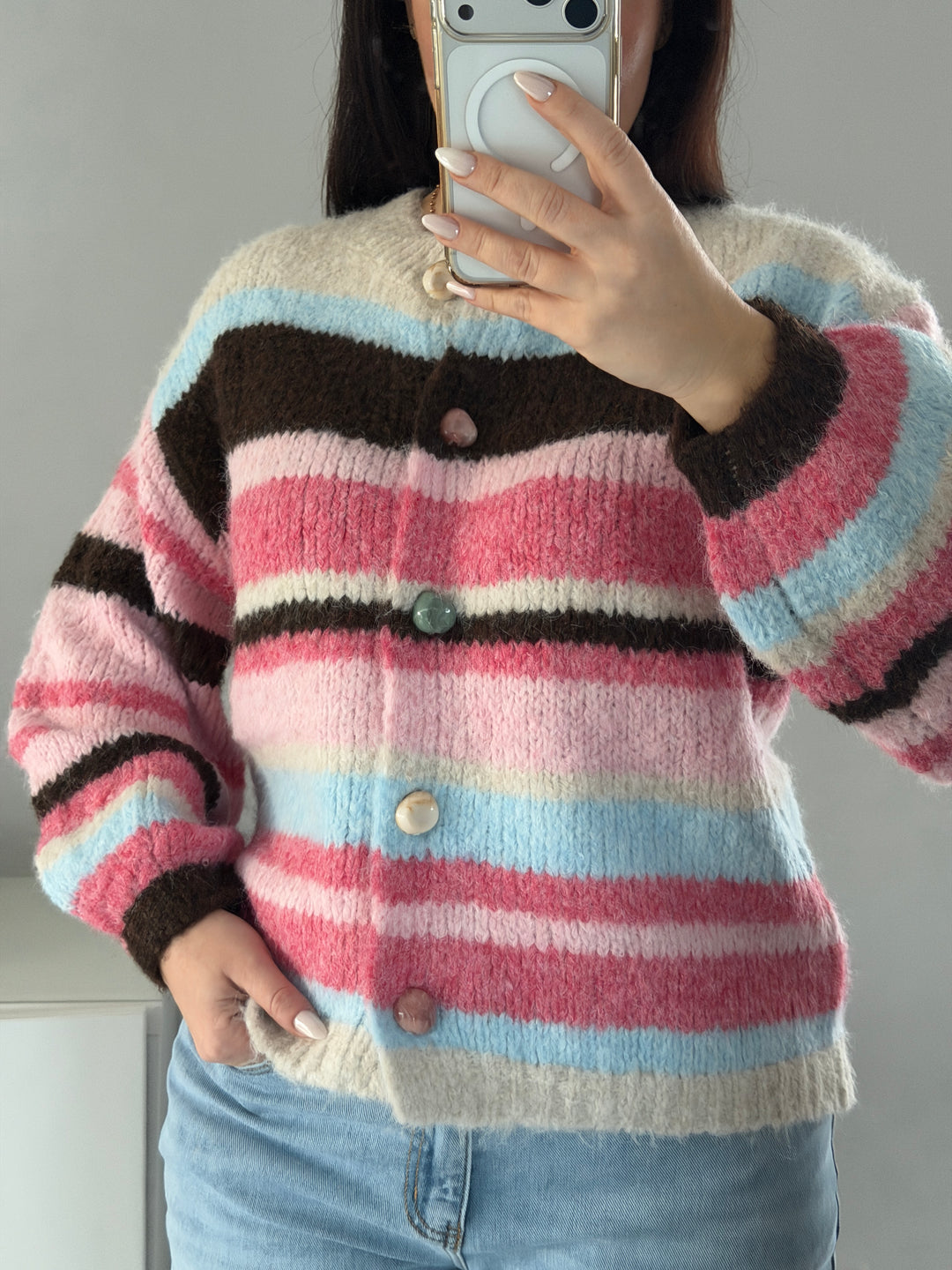 Cardigan Stripe Love