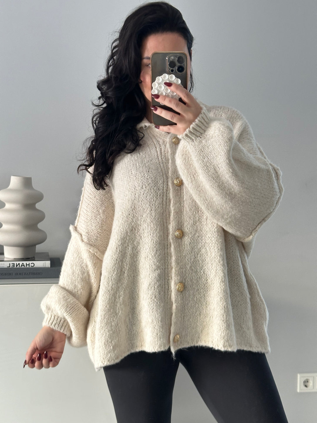 Oversize Strickjacke Tulin