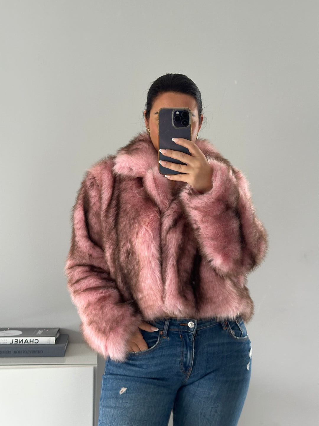 Faux fur Jacke Lavibell