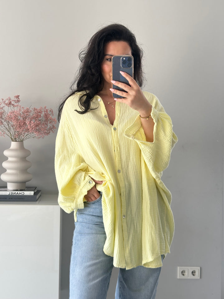 Musselinbluse Lavibell Lang
