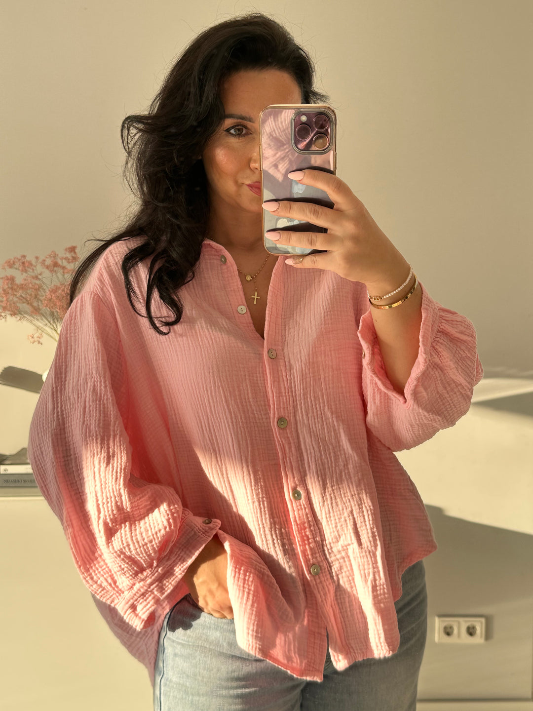 Musselinbluse Lavibell
