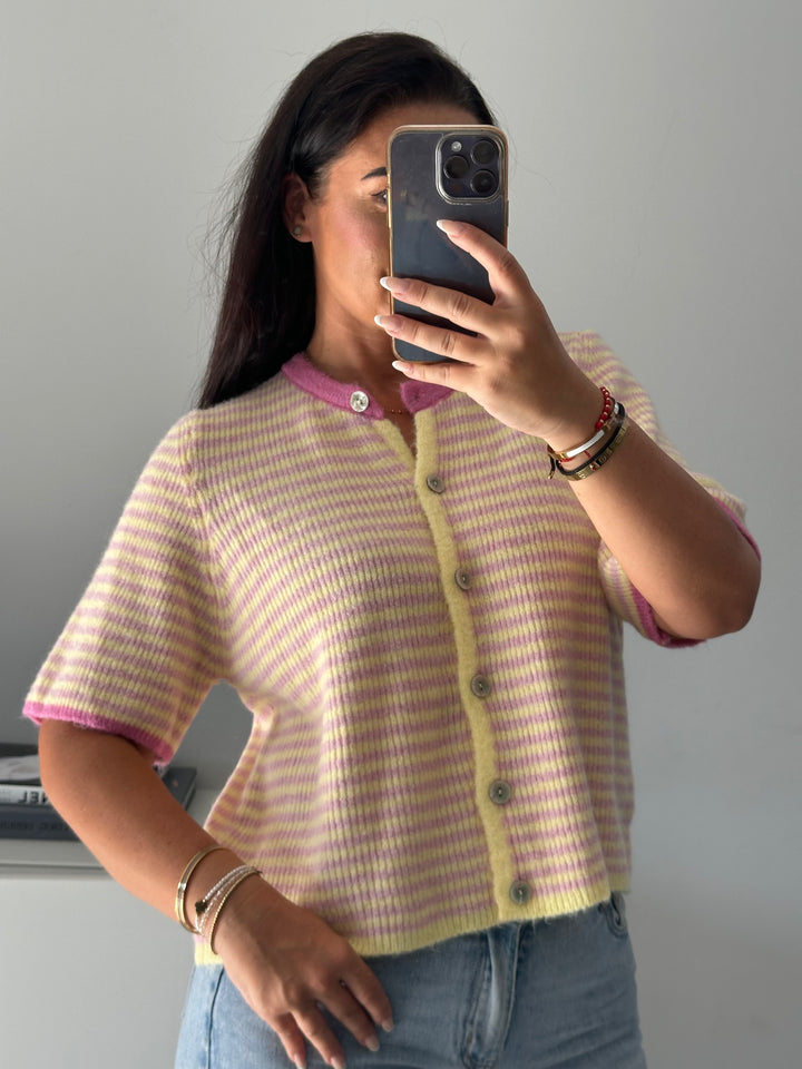 Kurzarm Cardigan Juna