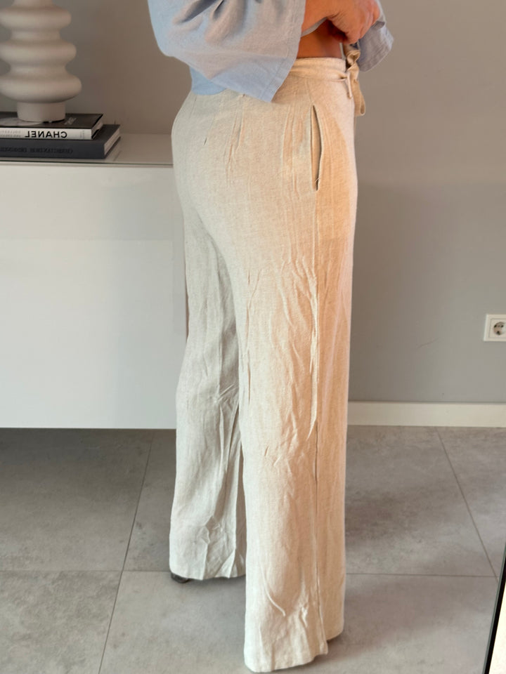 Leinenhose Sand