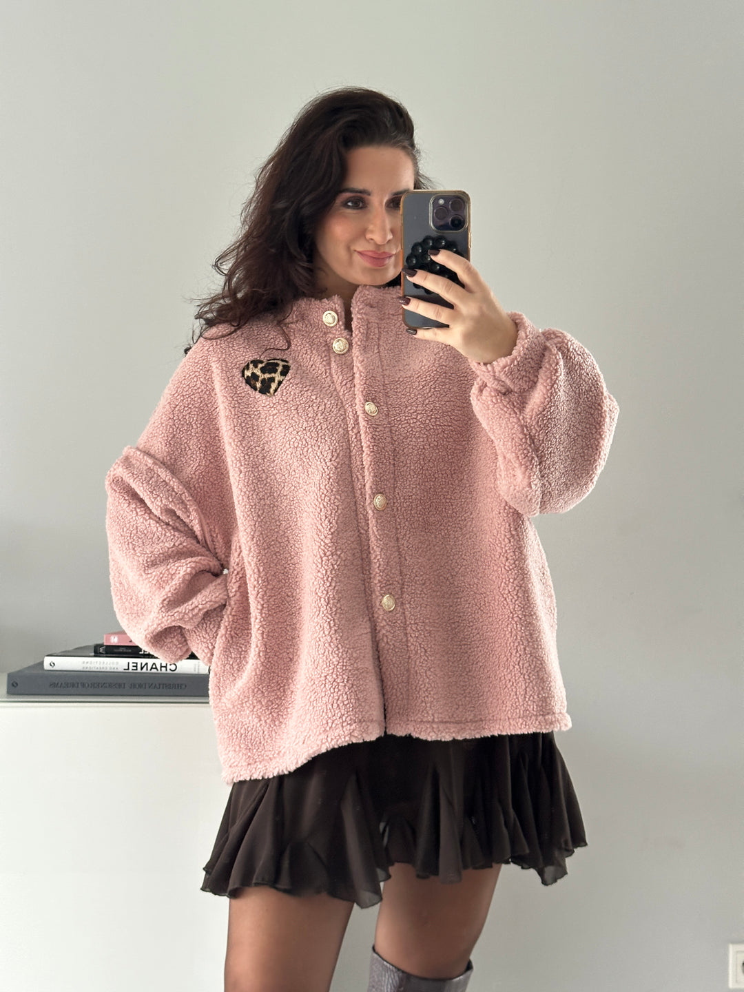 Oversize Kuscheljacke Leoheart
