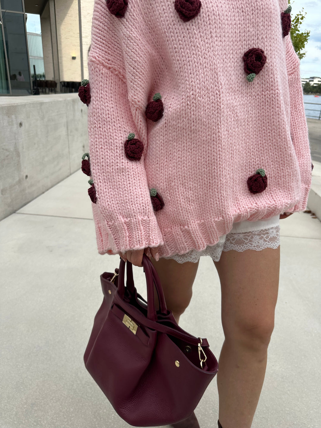 Handmade Pullover Rose