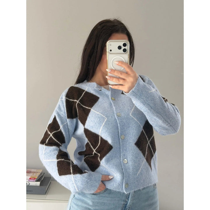 Cardigan Karo - www.lavibell.de