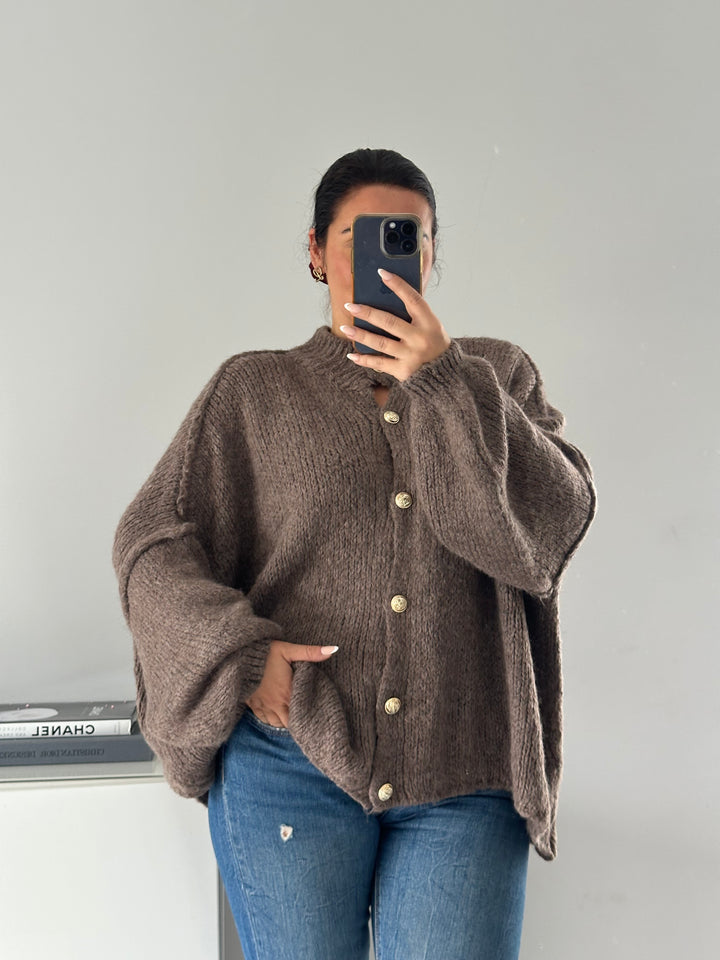 Oversize Strickjacke Tulin