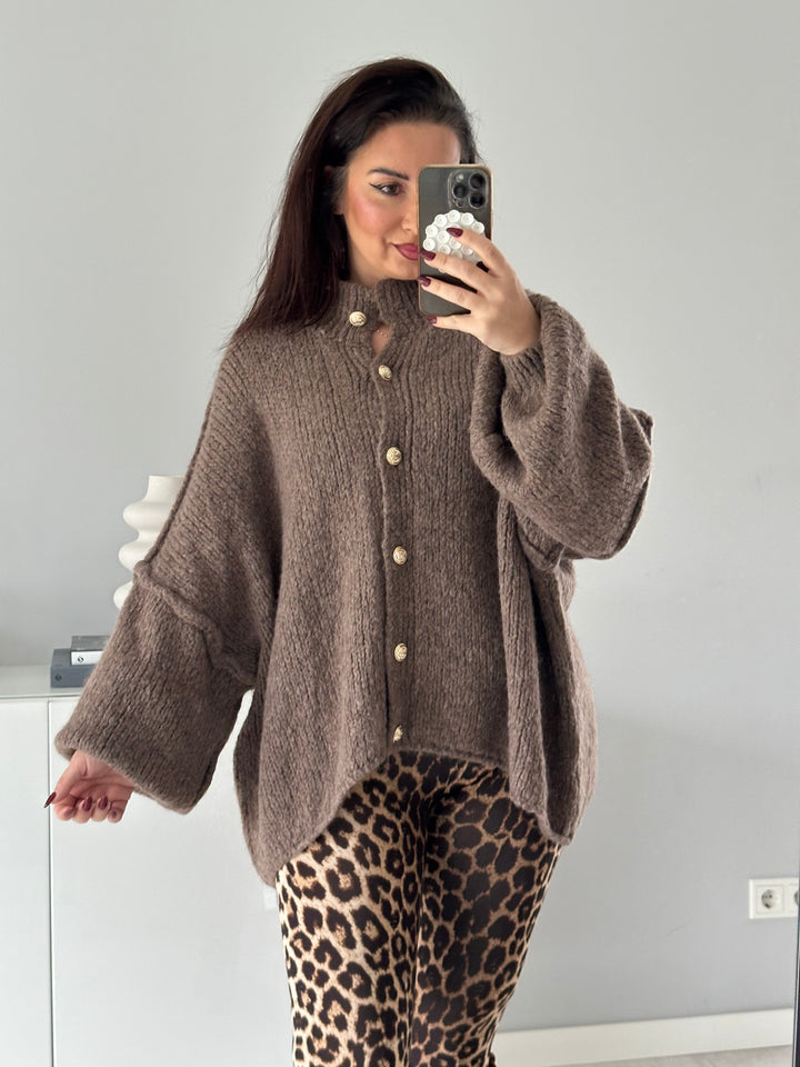 Oversize Strickjacke Tulin