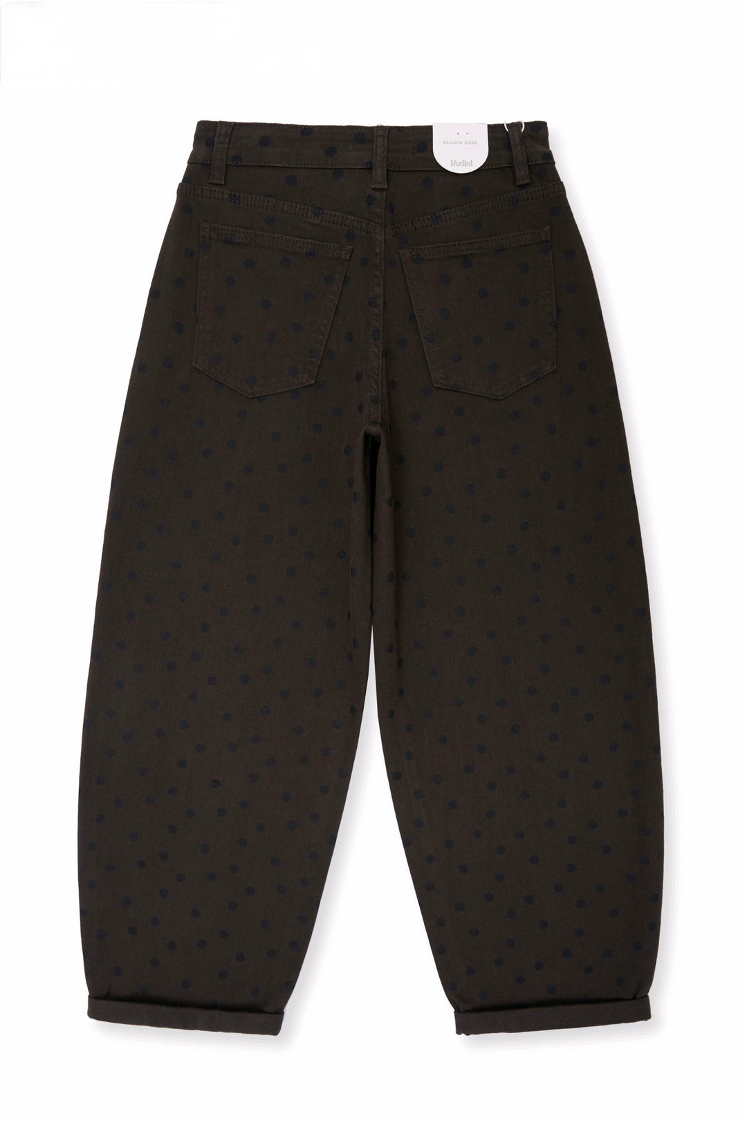 Barrel Jeans Polka Dot