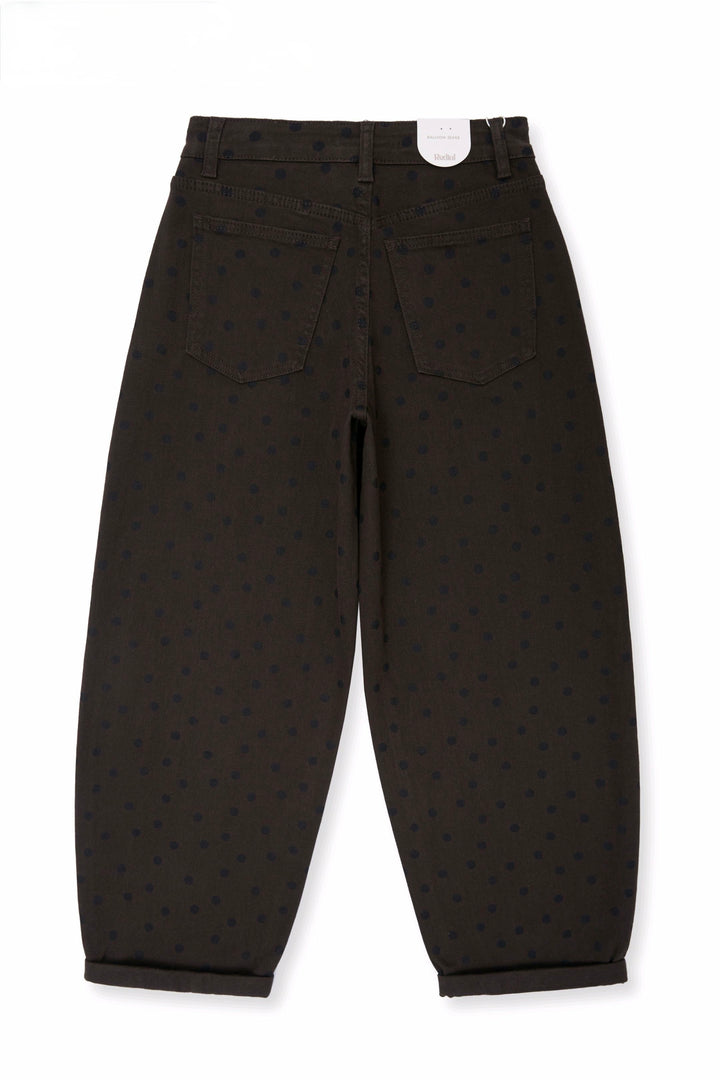 Barrel Jeans Polka Dot