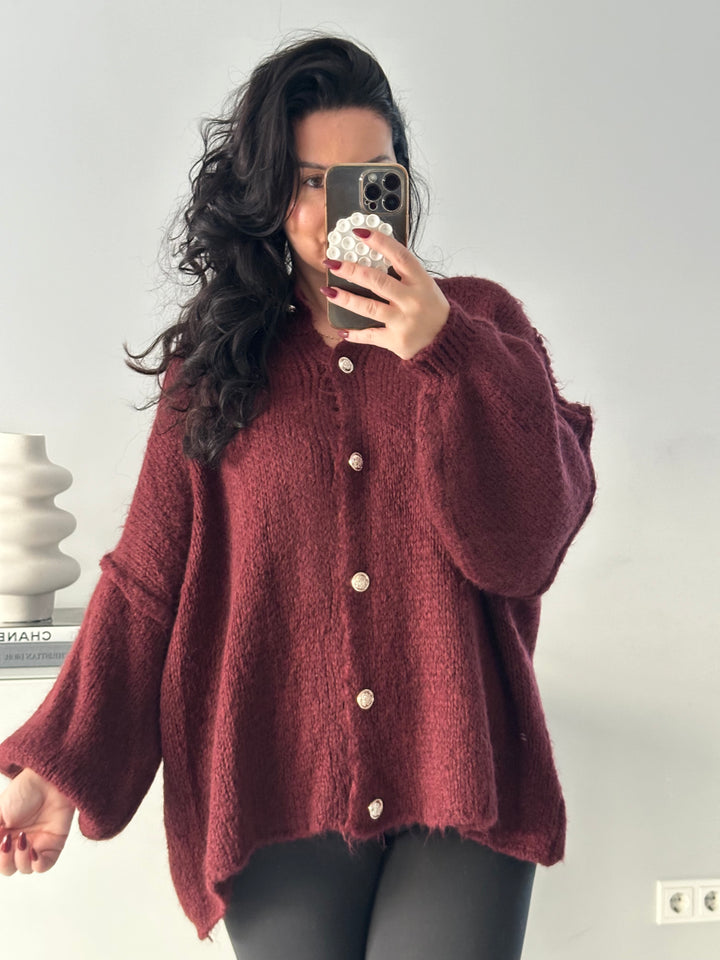 Oversize Strickjacke Tulin