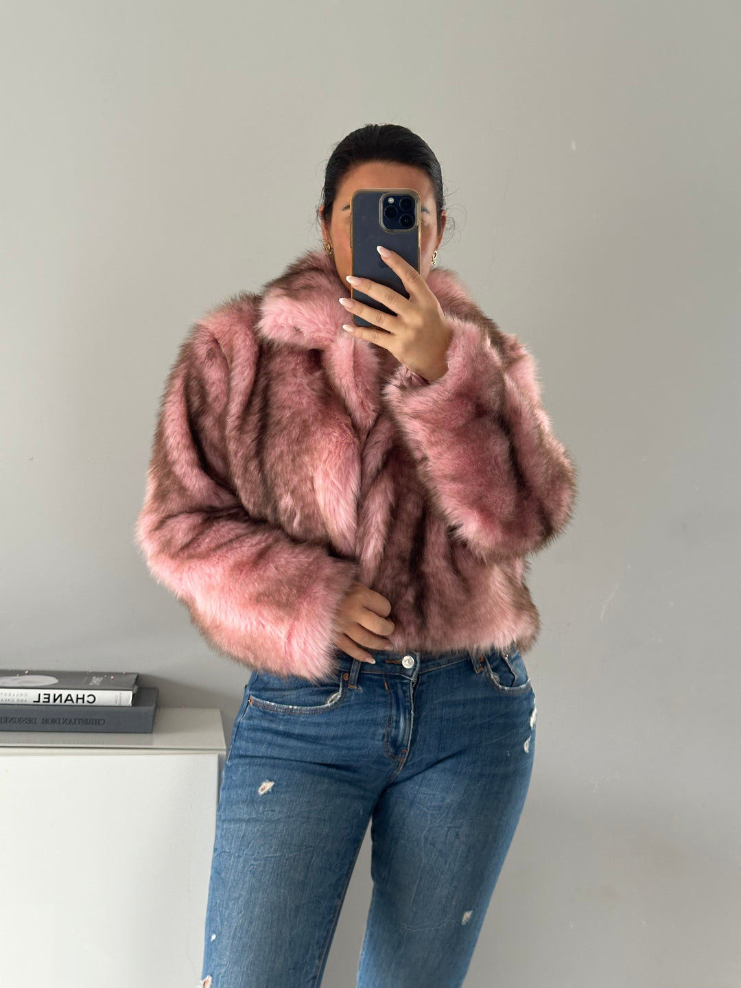 Faux fur Jacke Lavibell