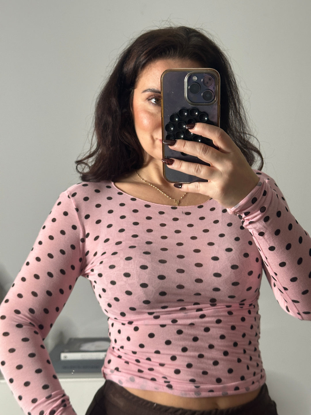 Cashmere Shirt Polka Dots