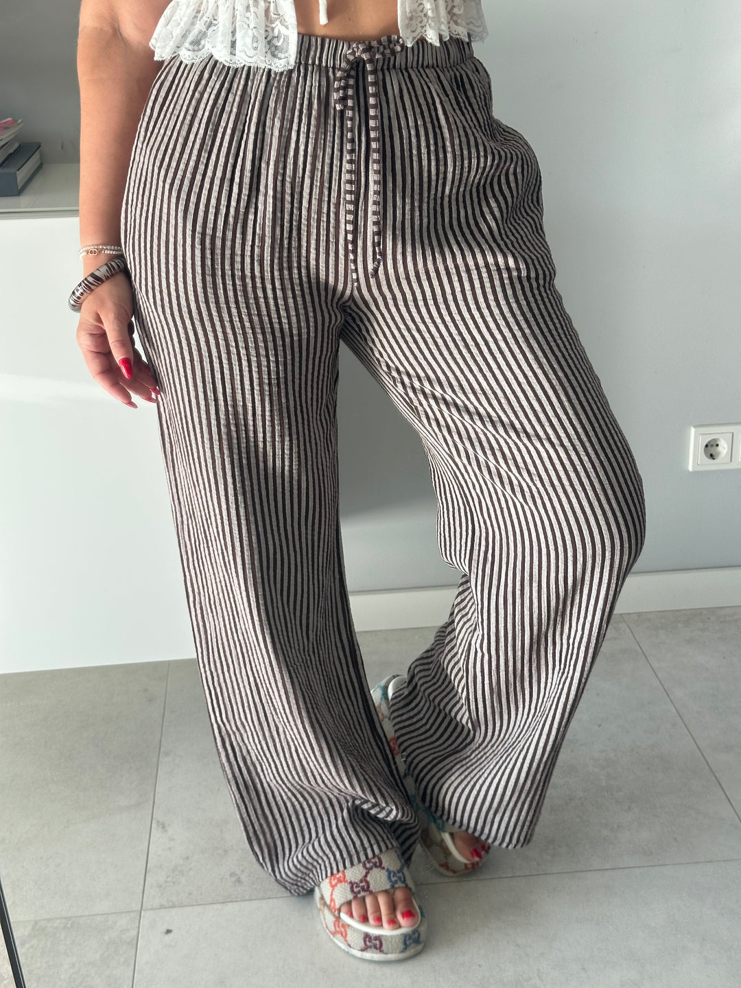 Musselinhose Stripes